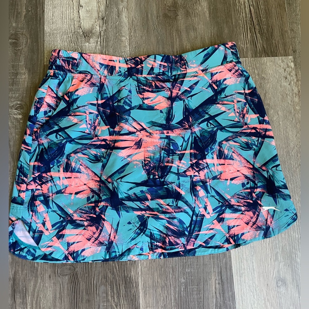 Slazenger Blue and Pink A-Line Skirt